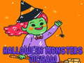 Permainan Teka-teki Monster Halloween talian