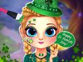 Permainan Lily Kecil Sesi Foto Hari St. Patrick talian