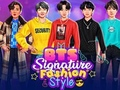Permainan Gaya Fesyen Tandatangan BTS talian