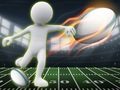 Permainan Lari dan Tendangan Rugby Stickman talian