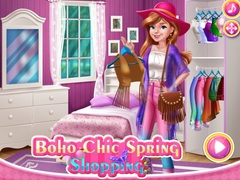 Permainan Pembelian Musim Bunga Boho Chic talian