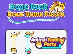 Permainan Doge Rush: Lukiskan Puzzle Rumah talian
