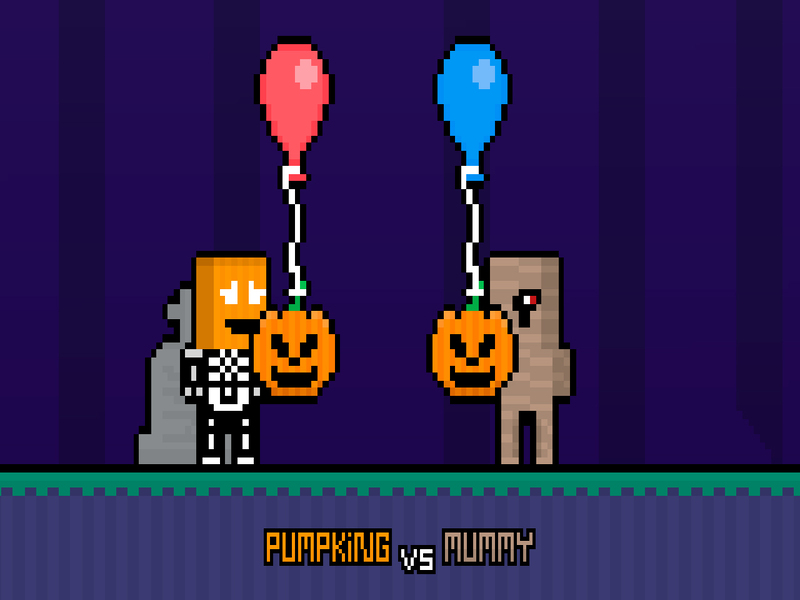 Permainan Pumpking vs Mummy talian