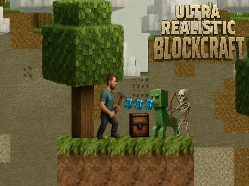 Permainan Blockcraft Realistik Ultra talian