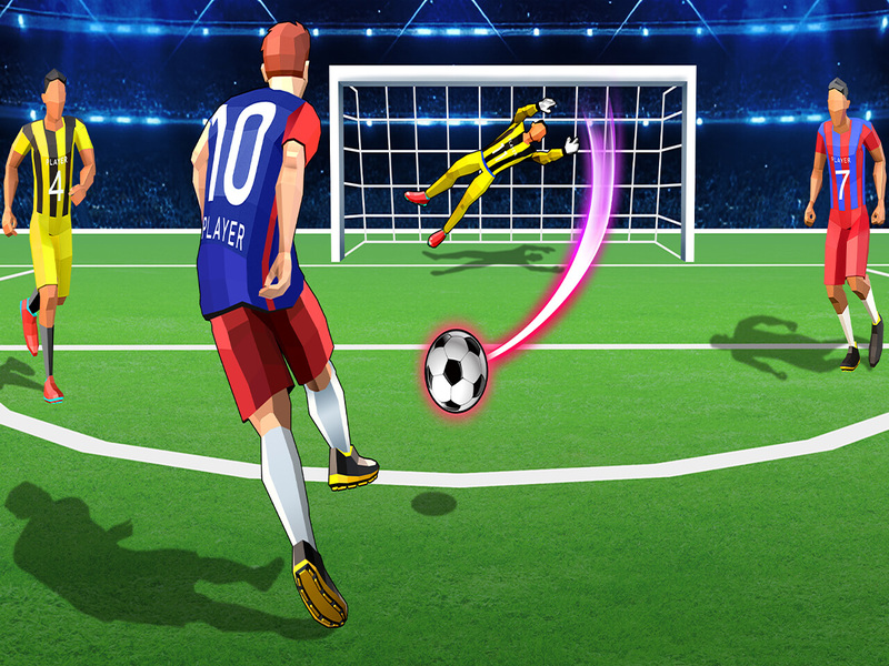Permainan Bola sepak tergesa -gesa 3d talian