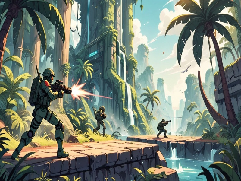 Permainan Pasukan Strike: Platformer Tindakan talian