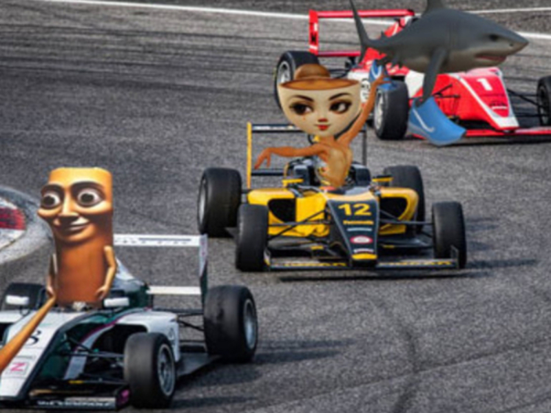 Permainan Brainrot Tung Tung Racing talian