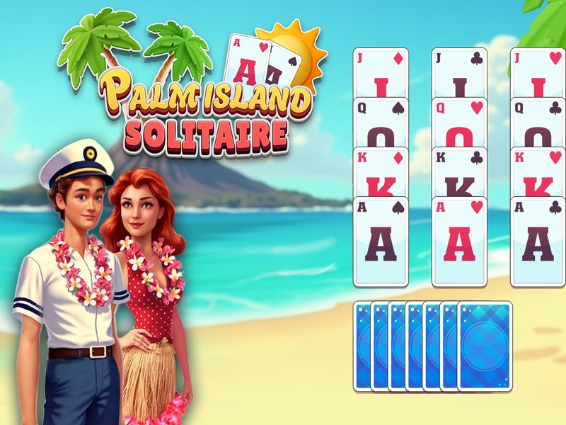 Permainan Palm Island Solitaire talian