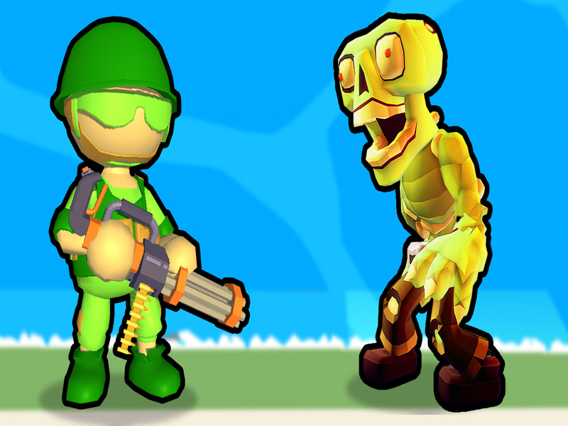Permainan Pemusnahan Zombie Stickman talian