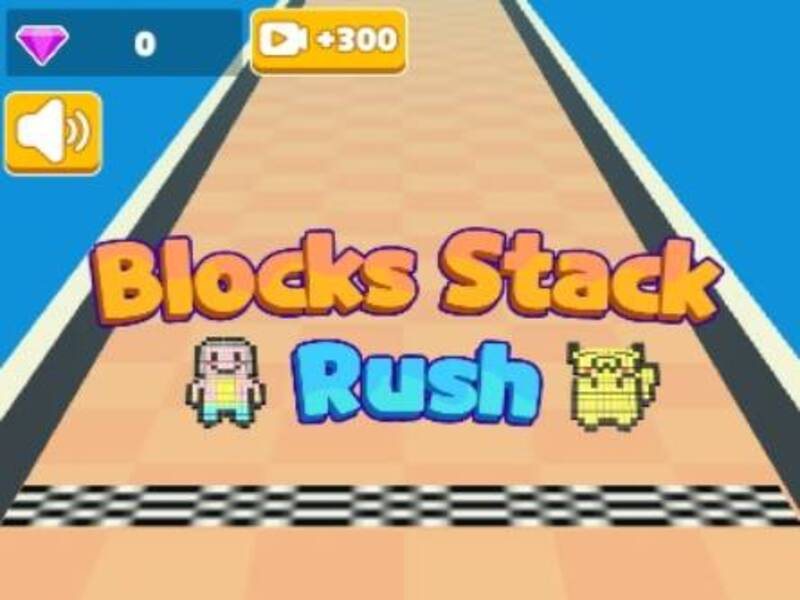Permainan Blok Stack Rush talian