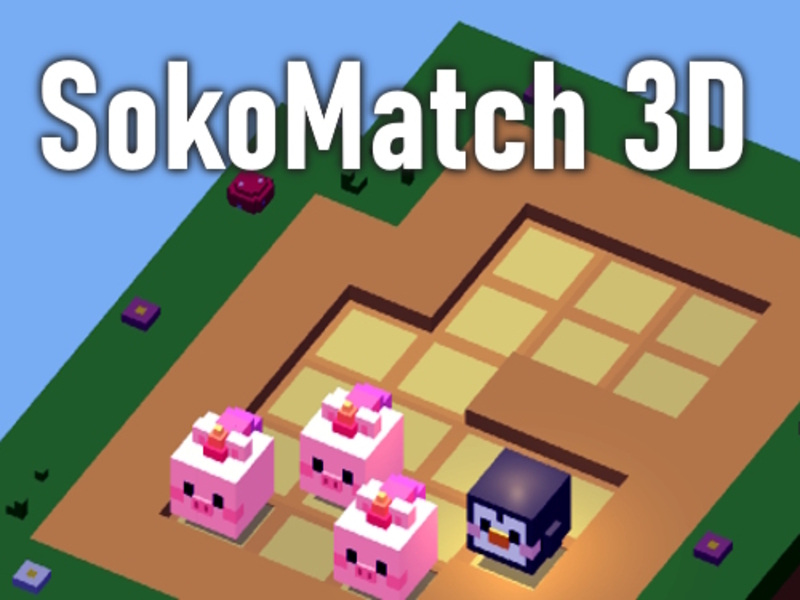 Permainan Sokomatch 3D talian