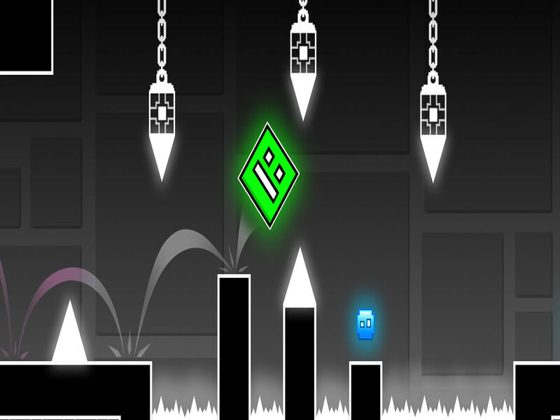 Permainan Platformer Geometri talian