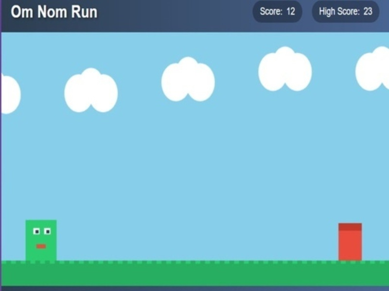 Permainan Om nom run 03 talian