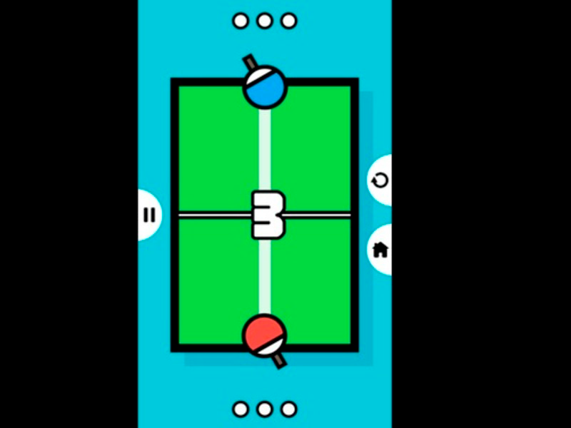 Permainan Ping Pong Tennis Jadual 2D talian