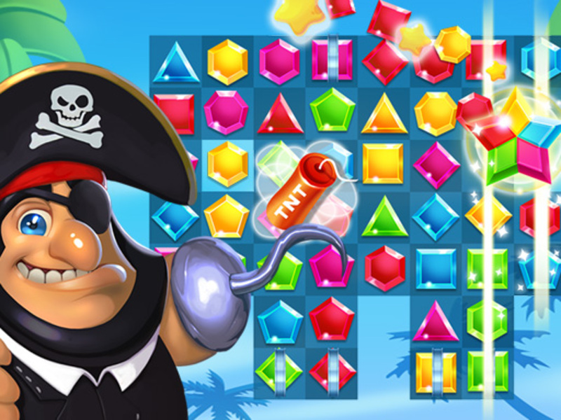 Permainan Pirates sepadan dengan harta karun yang hilang talian