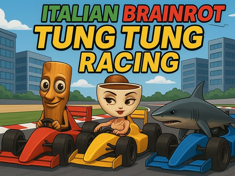 Permainan Brainrot Tung Tung Racing Itali talian