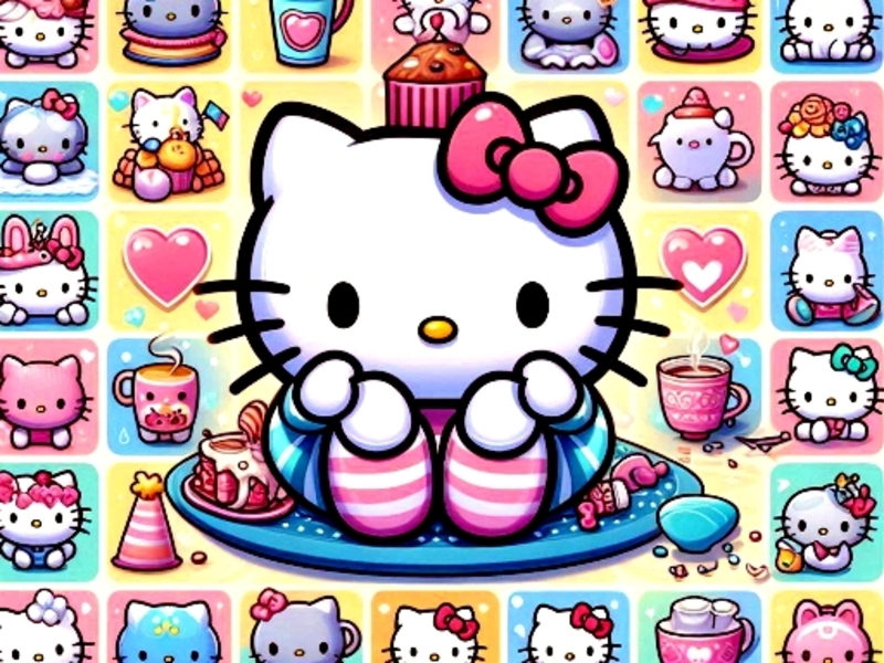 Permainan Cabaran Memori Kitty Comel talian