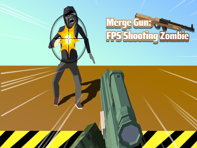 Permainan Gabungkan Zombie Menembak FPS Gun talian