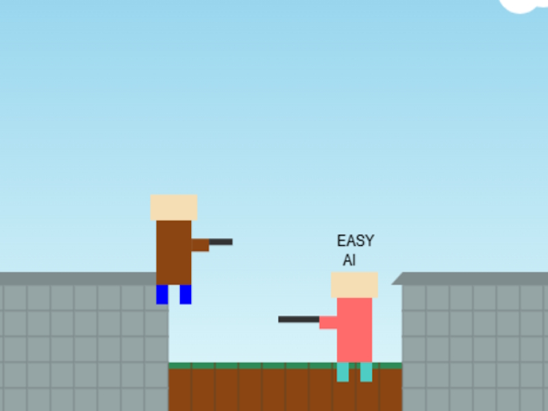 Permainan Sniper Rooftop Minecraft talian