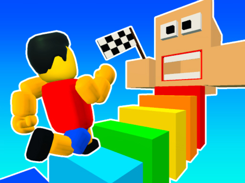 Permainan Menara Obby Parkour Mendaki talian