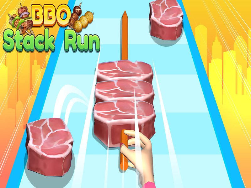 Permainan BBQ Stack Run talian