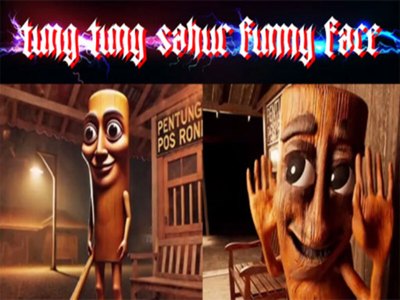 Permainan Tung Tung Sahur Wajah Lucu talian