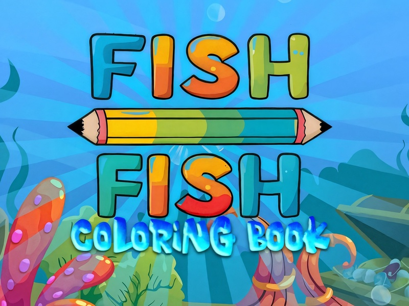 Permainan Buku pewarna ikan talian