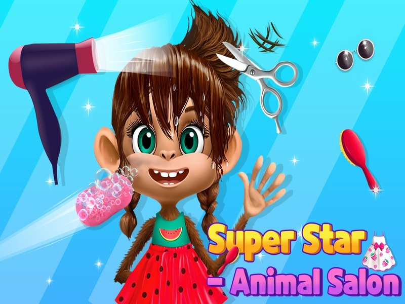 Permainan Salon haiwan super bintang talian