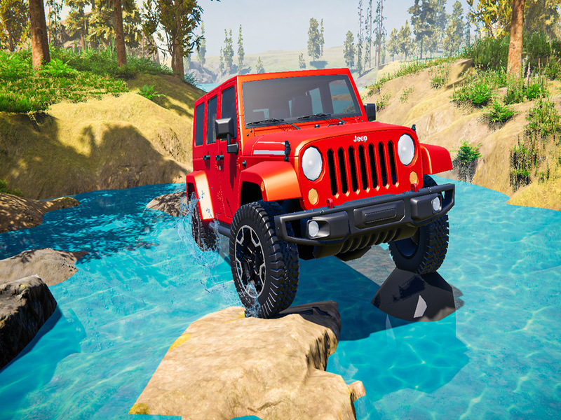 Permainan Simulator Permainan Jeep Offroad talian