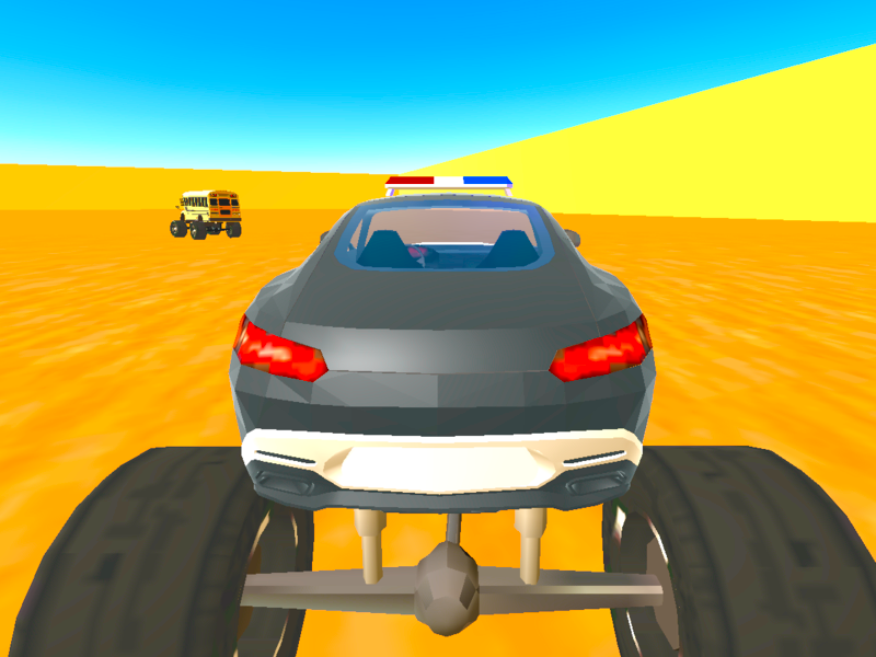 Permainan Polis vs Bandit Monster Truck talian