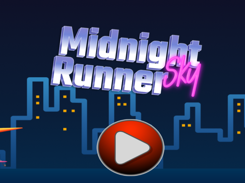 Permainan Midnight Sky Runner talian