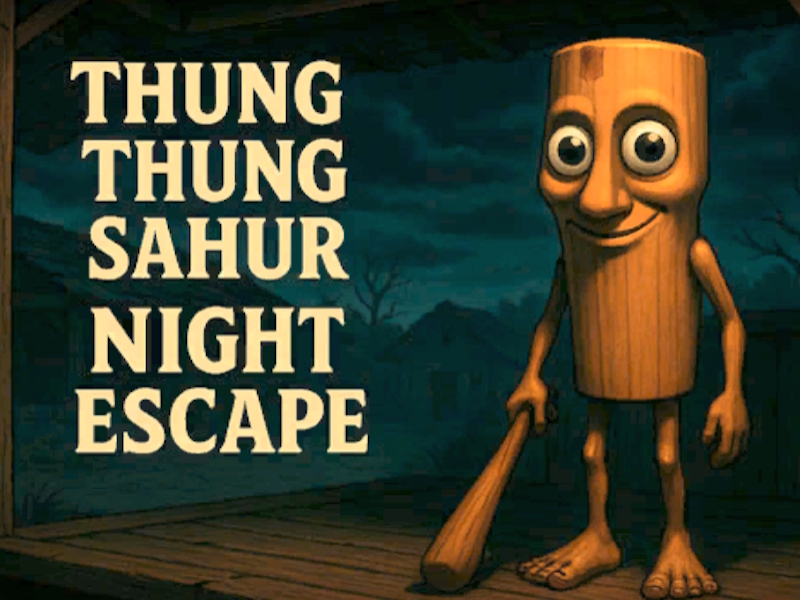 Permainan Thung thung sahur melarikan diri talian