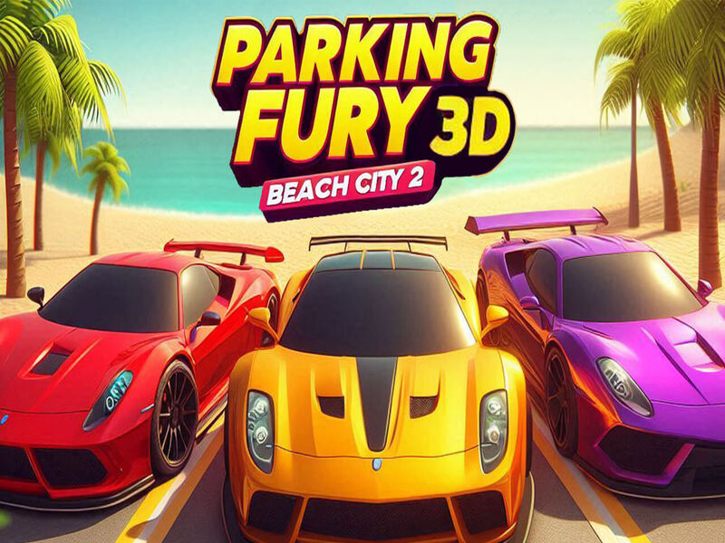Permainan Tempat letak kereta Fury 3d: Beach City 2 talian