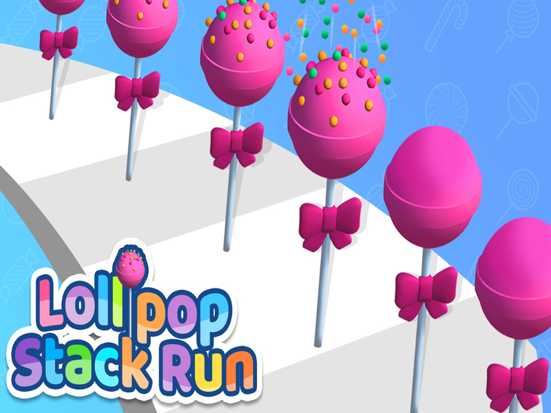 Permainan Lollipop Stack Run talian