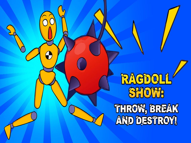 Permainan Ragdoll Show: Buang, pecah dan hancurkan! talian