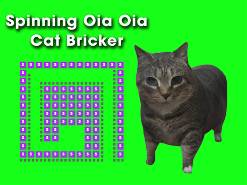 Permainan Berbrok Cat Uia UIA Spinning talian
