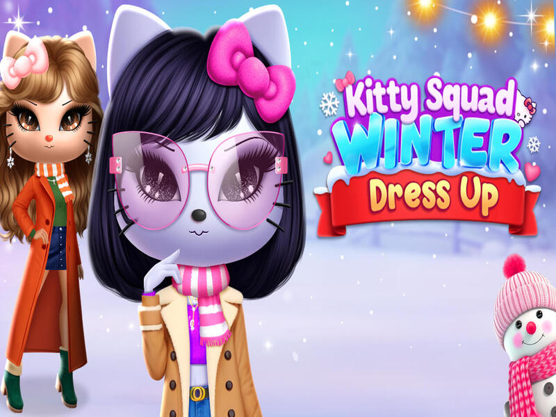 Permainan Kitty Squad Winter Dress Up talian