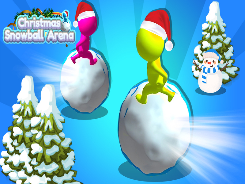 Permainan Arena bola salji Krismas talian