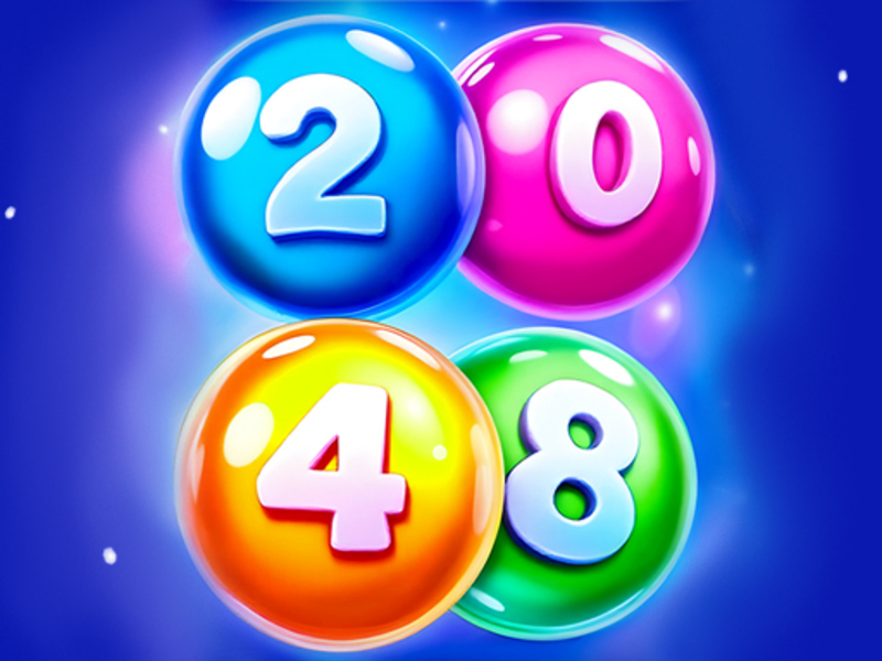Permainan 2048 perlawanan bola talian