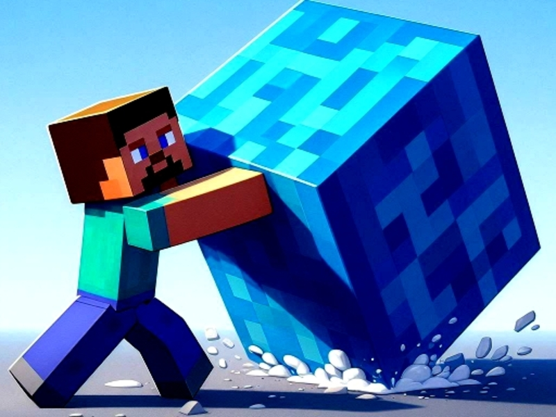 Permainan MineBlocks 3D Maze talian