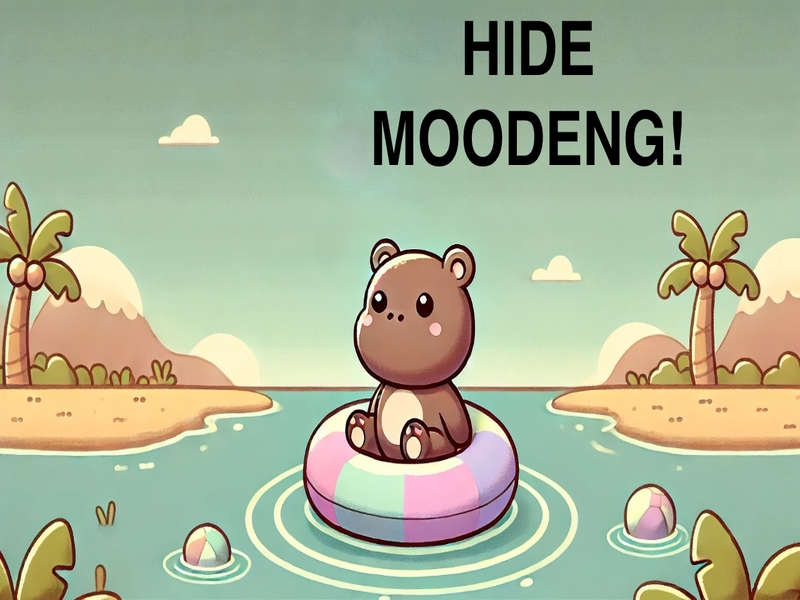 Permainan Sembunyikan Moodeng Hippo! talian