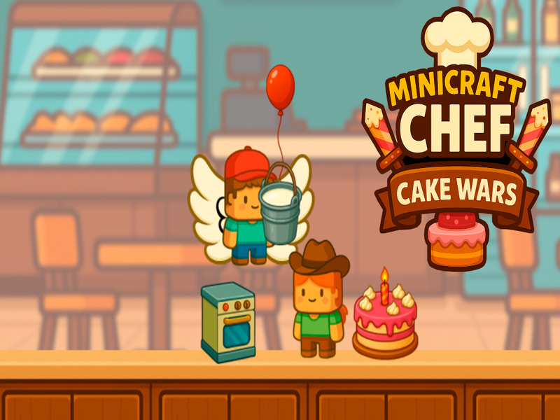 Permainan Minicraft Chef Cake Wars talian